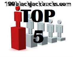 Top 5 Casinos for online real cash BJ