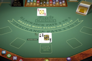 Blackjack by Microgaming